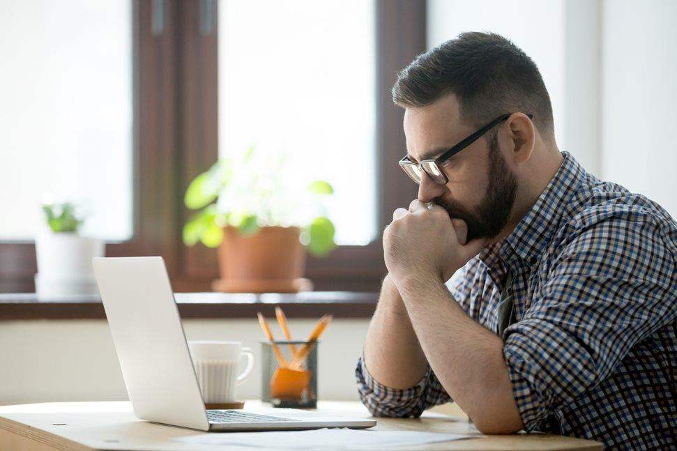 man on laptop