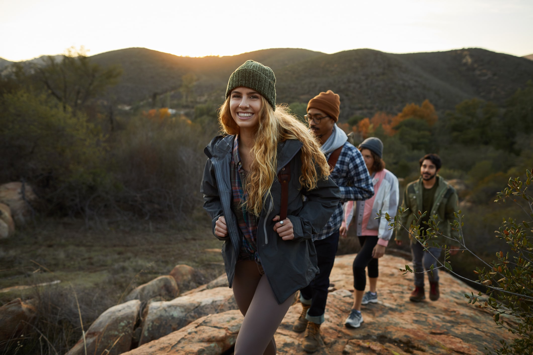 Group on a hike