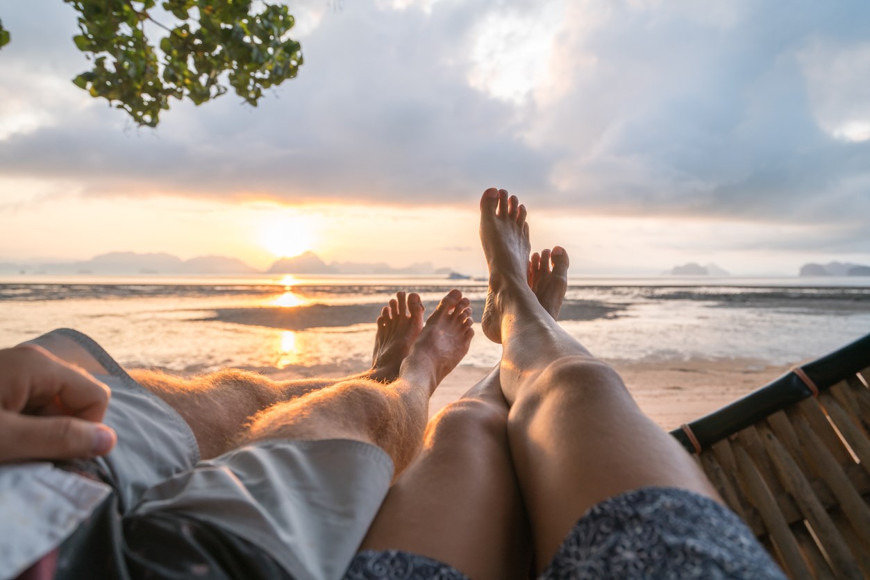 couple on the beach