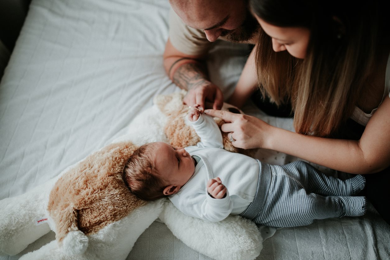 parents and baby