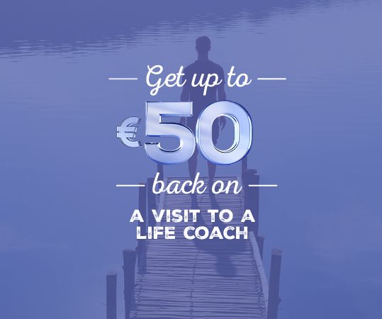 Up to €50 back on a visit to a lifecoach