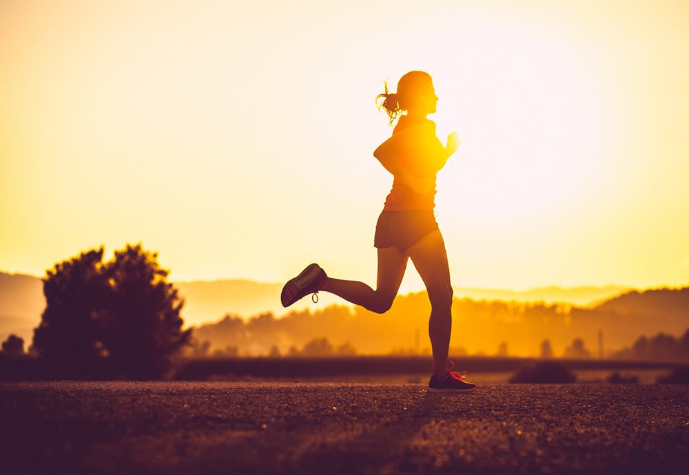 Woman running